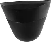 Happyyami Rubber Boat Crash Pad Kayak Replacement Parts -Saving Vest Boating Boat Had Cover Leash Foldable Kayak Pontoon Kayak Heads Protector Boat Accessories Canoe Plastic Black