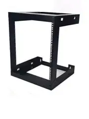 12U Wall Mount Open Frame 19'' Server Equipment Rack Threaded 18 inch depth