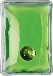 Pack of 10 Gel Reusable Hand Warmer (Green Rectangle)