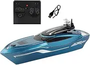 Electric Rc Watercraft - Rechargeable Electric Speed Boat, Kids Electric Rc Speedboat | Kids Water Toy Speedboat with Rechargeable Battery, Children Water Toy for Family Gatherings Entertainment Party