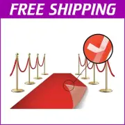 High Pile Handmade Red Carpet Runner 3x50 Ft - Perfect for Glamorous Events