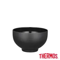 在飛比找Yahoo奇摩購物中心優惠-THERMOS膳魔師 不銹鋼真空保溫碗400ml-黑色(JD