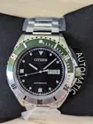 Citizen Automatic Sapphire Crystal Black Dial NH7531-50E Sports Watch