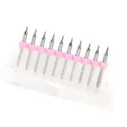 PCB Print Circuit Board Carbide Micro Drill Bits Tool Set (0.1mm) LLI