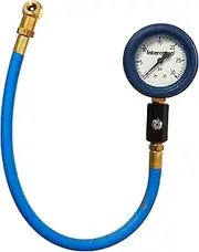 Deluxe Air Gauge 6.4cm 0-30 Glow-in Dark
