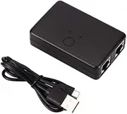 Byttlerom Mini 2 Port Rj45 LAN Hub Network Switch Box Computer Ethernet Internet Adapter Rj45 Splitter Switch