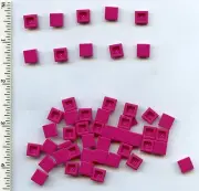 LEGO x 50 Magenta Tile 1 x 1 with Groove NEW bulk lot pink Friends