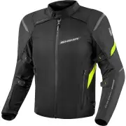 Rush 2.0 Waterproof Black Yellow Textile Motorcycle Jacket