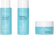 e.l.f. Skin Holy Hydration! The Essentials Mini Kit, Cleanser, Toner & Moisturizer for Hydrated & Balanced Skin, TSA-Friendly Sizes