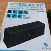 Ematic Accessory Kit With Wireless Bluetooth Speaker New Factory Sealed