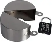 TOGEVAL 1Set Outdoor Lock Cover Theft Water Spigot Lock Durable Protection Device with Random Code Lock for Garden Hose Security