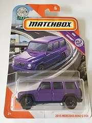 [Matchbox] 2020 MBX Highway 49/100 - 2015 Mercedes-Benz G 550 (Purple) Die-Cast Car, Children, Unisex, Age 3+