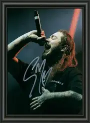 POST MALONE - RAP - A4 SIGNED PHOTO POSTER 2