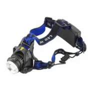 Zoom LED Headlamp Head Torch Rechargeable Headlight 18650 x2