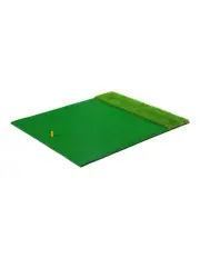 [Everfit] 2 In 1 Portable Driving Range Practice Aid Golf Hitting Mat in Green