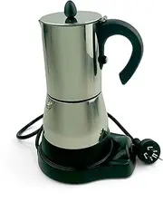 Electric Espresso Moka Coffee Maker 4~6Cups Stainless Steel Italian Classic AUSTOCK (4Cup)