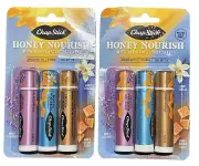 (2) ChapStick Lip Balm Honey Nourish, Moisture Fomula Shea Butter Bee Propolis