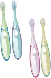 FOMIYES Teeth Cleaning Brush for Boys and Girls 3-6 Years Old 4pcs Care Tool Set Soft Bristles