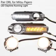 For Mitsubishi Montero Pajero 2015-2020 LED DRL Daytime Running Light + Fog Lamp