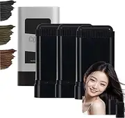 Long lasting hair color stick with built-in comb,Instant dye haircolor sticks,Portable color touch-up,Waterproof and sweat-proof,Nice and easy,Quick touch-up haircolor,Gray hairs coverage (3pcs)