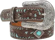 [ARIAT] Girls Fancy Tooled Overlay Belt 18 N