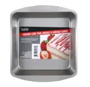 Brand New Cooking Concepts Square Tin Cake Pans, 7.625x7.625x2-in