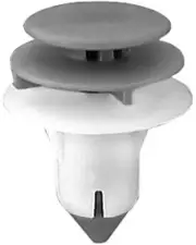 25 Vans Door Trim Panel Clips Gray & White For Chrysler