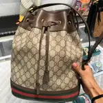 二手 GUCCI OPHIDIA GG LOGO ??540457 水桶包 斜背包 附肩帶