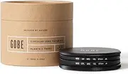 Gobe 67mm UV + Circular Polarizing (CPL) Lens Filter Kit (1Peak)