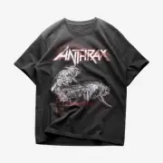 Vintage Anthrax T-shirt, Band Tee Gift for Woman and Man Oversized Tee