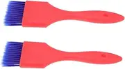 AUTSUPPL 2pcs Hair Color Brush Highlighting Comb Highlighting Brush Hair Dye Applicator Brush Hair Brush Multi-use Tint Brushes for Salon Brush for Hair Dye Plastic Pink