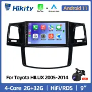 2+32GFor Toyota Hilux 2005-14 9'' Android Car Stereo GPS Apple CarPlay Head Unit