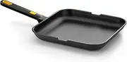BRA Daily Pro Aluminium Non Stick Grill Pan - 28cm, Non-Ribbed, Induction Compatible