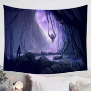 Scary Art the Nightmare Marsh Tapestry