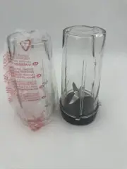 Ninja Professional Blender 16 oz Cups/Blade/Lids for BL770- BL771 BL772 Replace