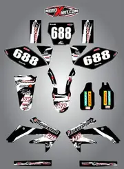 Honda CRF 250 - 2008 - 2009 Full Custom Graphic kit SAFARI Style stickers decals