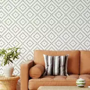 OWEN- Large Wall Stencil- Reusable Geometic Pattern Stencil For Painting- Accent