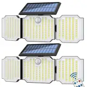 Solar Flood Lights Outdoor Motion Sensor, High Brightness 238 LED 7000K Secur...