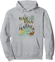 [Disney] The Lion King Hakuna Matata Jungle Scene Pullover Hoodie