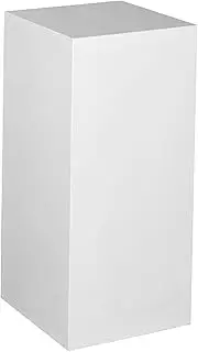 Display Stand Base Square Display Pedestal Stand,Flower Display Rack Dessert Table Cube Display Pillars,Gallery Display Cube,Pillars for Wedding Birthday Party Art Decor Model Display Stand(White,30x3