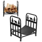 European Style Concise Mini Home Fireplace Firewood Rack Log Storage Rack Shelf
