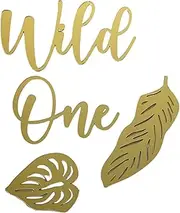 Wild One Cake Charms Acrylic Cake Topper - First Birthday, Celebration, Party Decoration