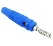 10 x Blue 4mm Banana Test Plug Connector