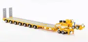 Drake ZT09073 AUSTRALIAN Drake 7x8 Steerable Trailer with 2x8 Dolly Yellow 1:50