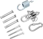 IWOWHERO 1Set Hammock Hook Fitting Kit for Use Durable Swing Connector with High Strength Structure for Swings Punching Bags and More