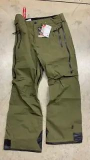 NWT Volcom Mens 3L Guide Gore-Tex Snowboard Pants L Military Green $570