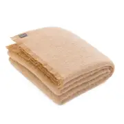 St Albans Alpaca Blanket WALNUT 200 x 235cm