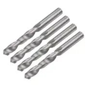 4x5mm C2/K20 Tungsten Carbide Straight Shank Spiral Flutes Twist Drill Bits