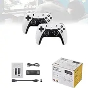 X9 Pro Game Stick, Wireless Retro Gaming Sticks 60,000+ Games, 256GB HD Home Video Game Console, with 50+ Smulators, HDMI Output, Two Players Box, Plug Play Emulator (128,40000+)