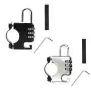 Portable Helmet Lock Motorcycle/Mountain Bike Anti-theft Combination Alloy Lock